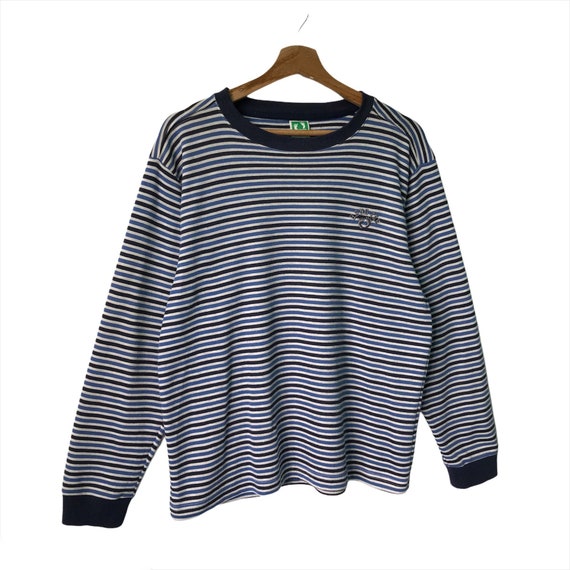 PICK!! Vintage Hang Ten Stripe Crewneck Sweatshirt