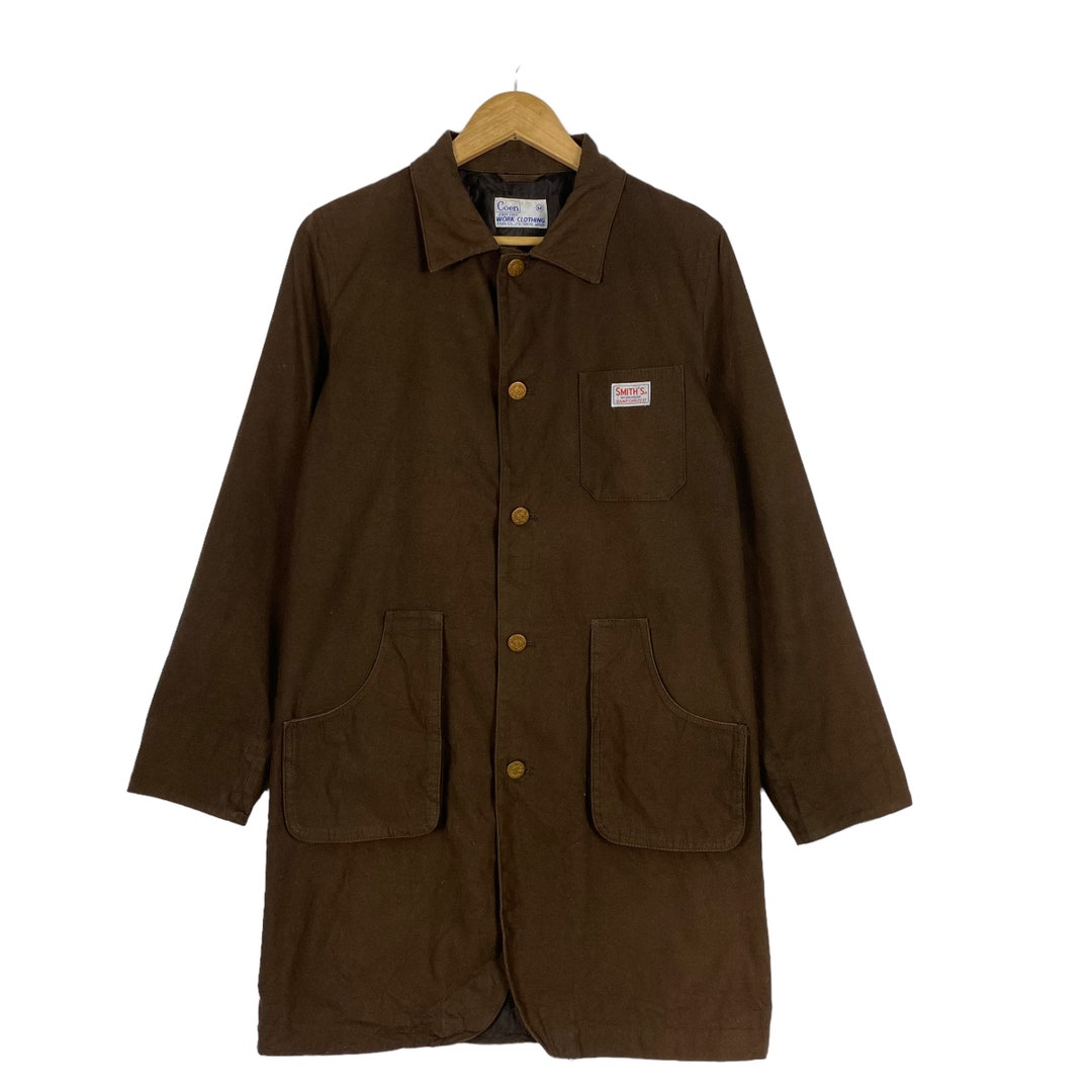 【SCENERITY】Selvin Vintage Work Jacket 50's] French Vintage Blue Moleskin Work Jacket Size.44 