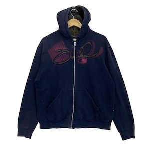 RARE!! Vintage Y2K O’neill Big Logo Zipper Hoodie Oneill Hoodie Oneill Big Logo Fullzip Hoodie Baggy Size M