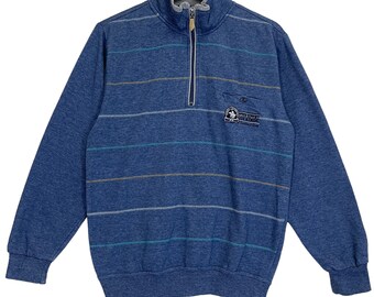 Vintage 90-tals Santa Barbara Crewneck-tröja Santa Barbara-tröja Santa Barbara-tröja med liten logotyp, storlek M