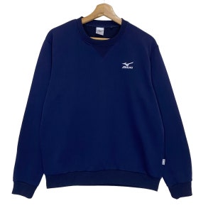 PICK Vintage Mizuno Crewneck Sweatshirt Mizuno Sweater Mizuno Small Logo Embroidered Pullover Crewneck Sweatshirt Size M Etsy