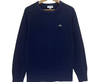 Pick!! Vintage Lacoste Crewneck Sweatshirt Lacoste Sweater Lacoste Embroidered Small Logo Pullover Crewneck Sweatshirt Size S