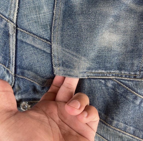 Undercover Patchwork Bootcut Denim Undercover Fad… - image 15