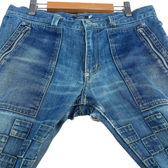 Undercover Patchwork Bootcut Denim Undercover Fad… - image 7