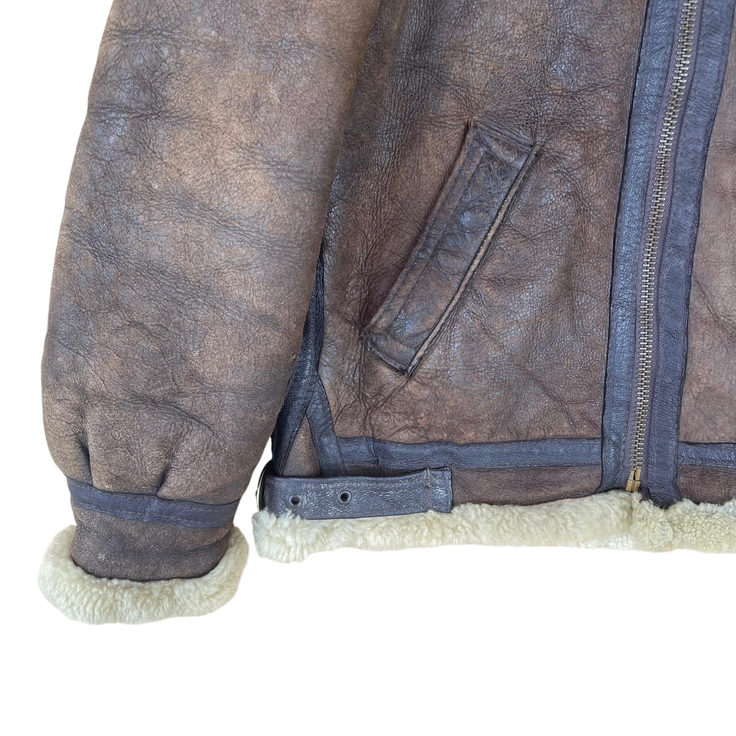 Pick!! Vintage 90s Type B-3 Schott Bros Inc Leather Jacket Schott