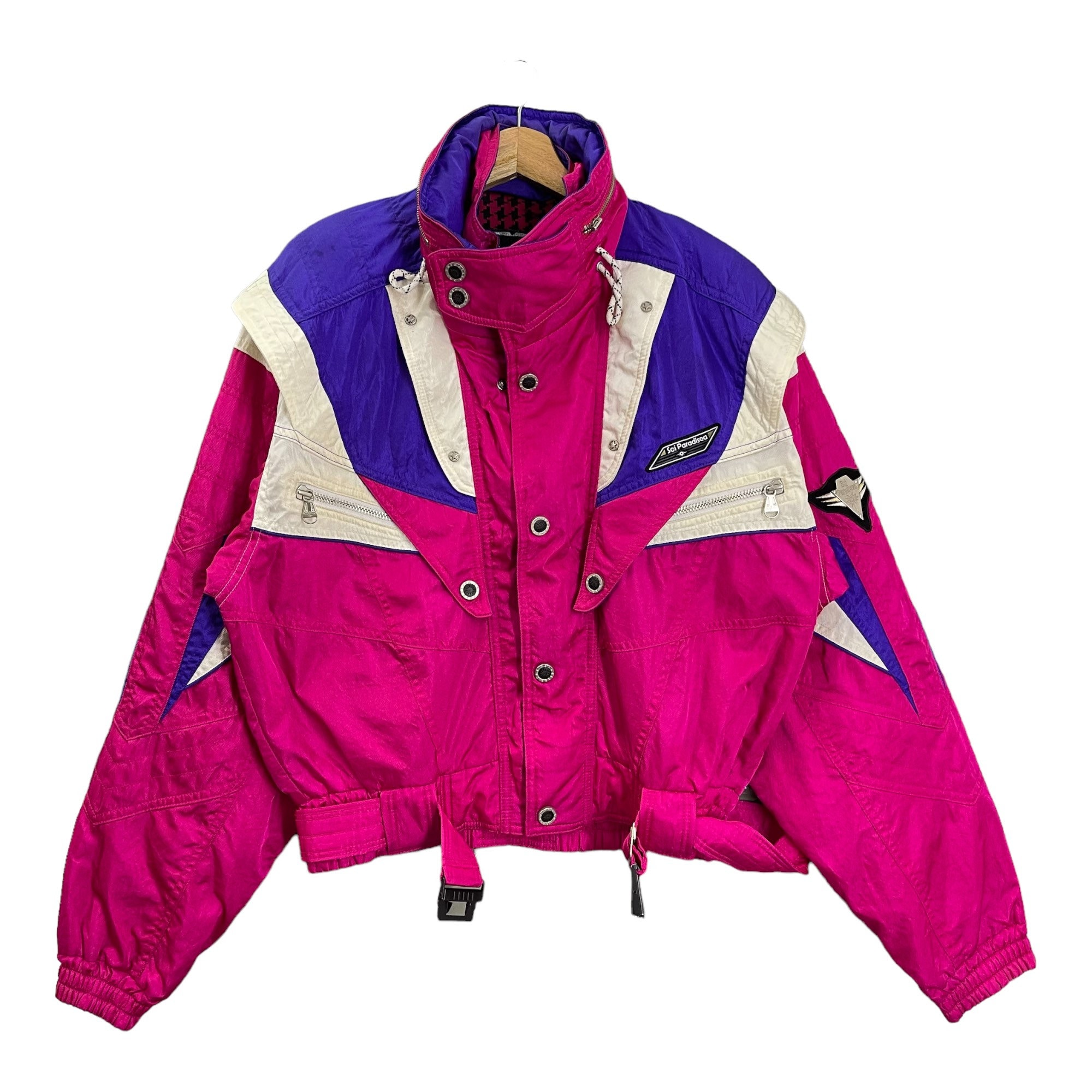 Pick!! Vintage 90's Sci Paradisea Ski Zipper Jacket Ski Wear Sci
