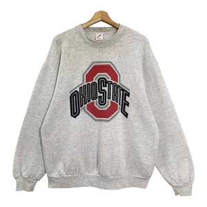 Pick!! Vintage 90s Ohio State Crewneck Sweatshirt Ohio State Sweater Ohio State Big Logo Printed Pullover Sweatshirt Size L