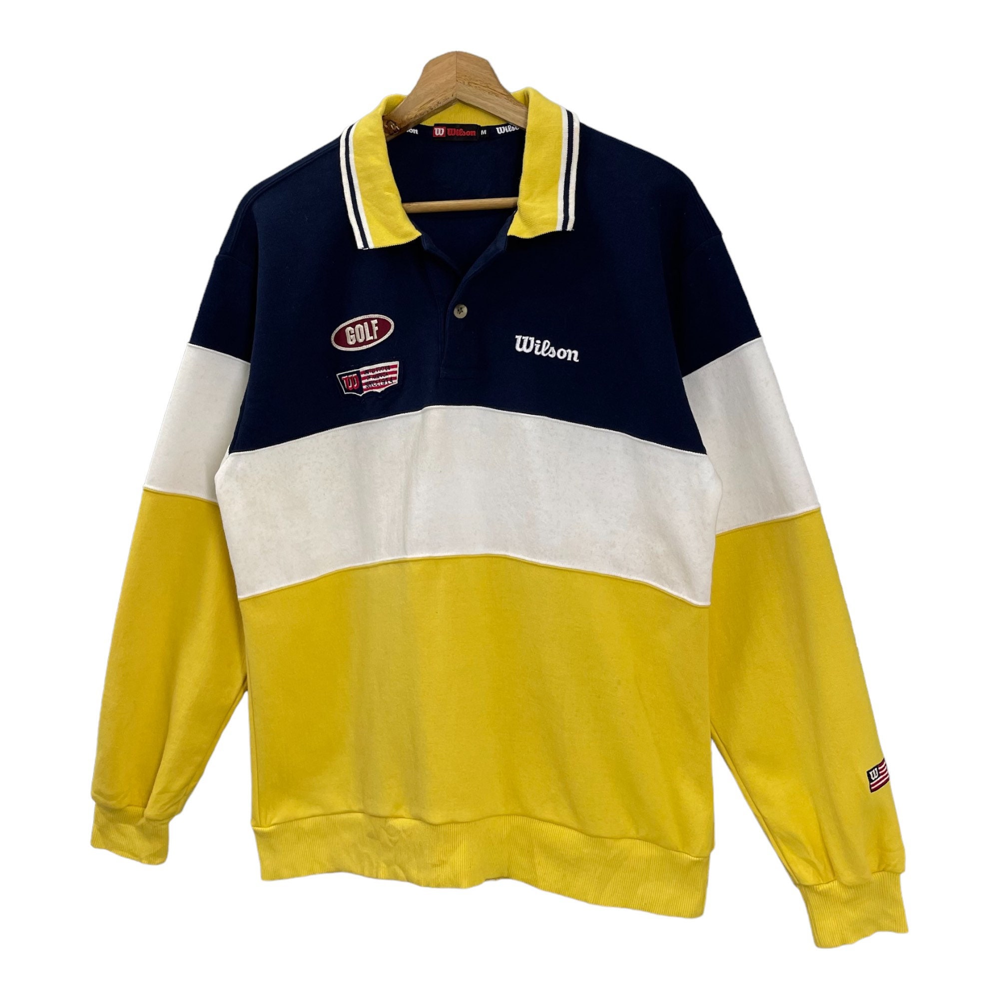 90s WILSON ULTRA COLLECTION 総柄ポロシャツ XXL 【公式通販】