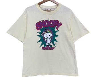 Pick!! Snoopy The World Famous Big Logo Shortsleeve Tee Snoopy Tshirt Snoopy Big Logo Tee Size M