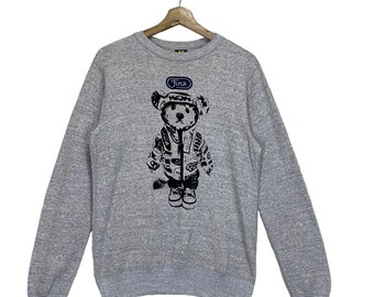 Wähle!! Vintage Hysteric Glamour Sweatshirt mit großem Logo Zipper Rundhalsausschnitt Hysteric Glamour Pullover Hysteric Glamour Big Logo Sweatshirt Größe S