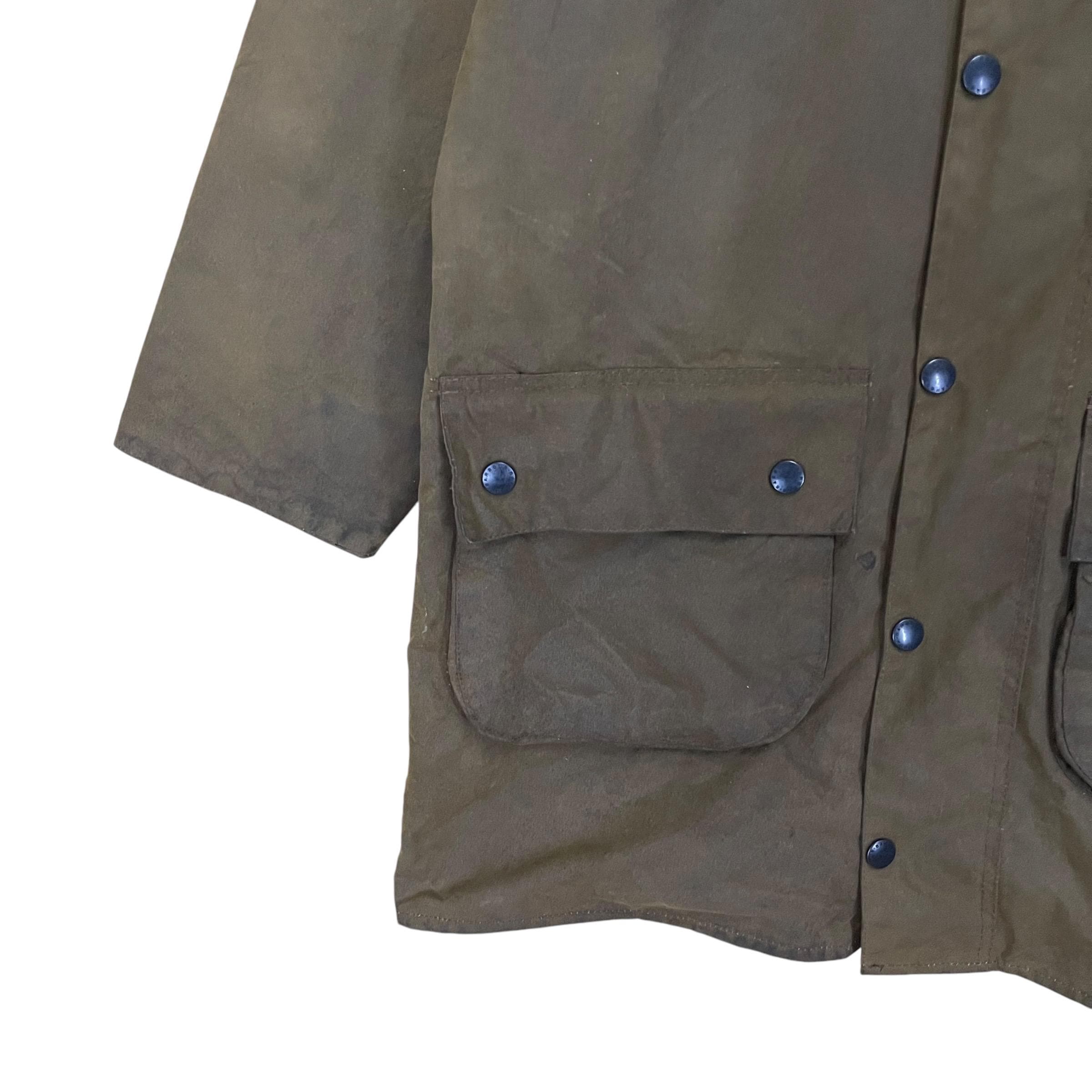 ICONIC!! Vintage 90s Barbour Solway Zipper Wax Jacket