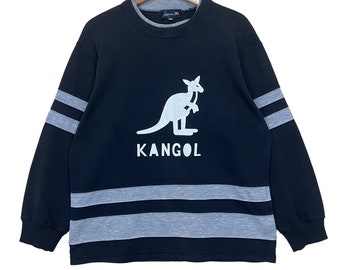 Pick!! Vintage Kangol Sports Crewneck Sweatshirt Kangol Sweater Kangol Sports Printed Big Logo Crewneck Sweatshirt Size M