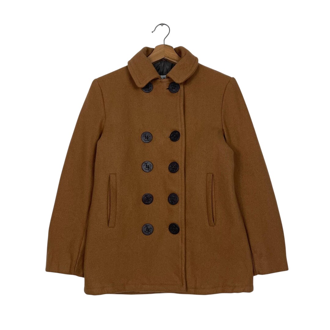 SCHOTT U.S. 740N PEACOAT サイズ38 ブラウン新品未使用 PICK!! Vintage Schott U.S 740N Peacoat Wool Button Jacket Size