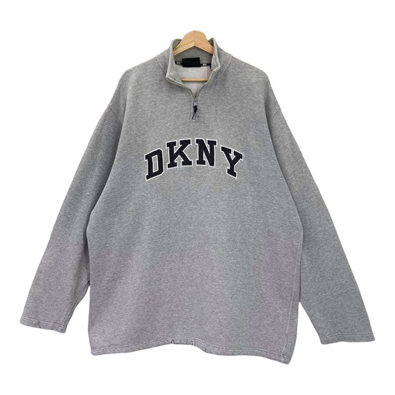 PICK!! 90年代ヴィンテージ DKNY ハーフジップ スウェットシャツ DKNY