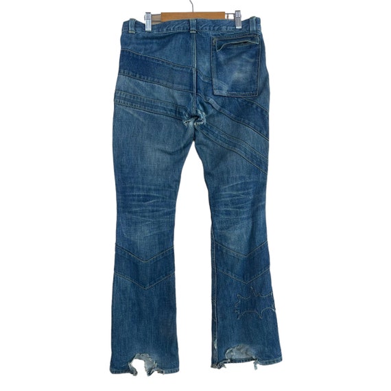 Undercover Patchwork Bootcut Denim Undercover Fad… - image 12