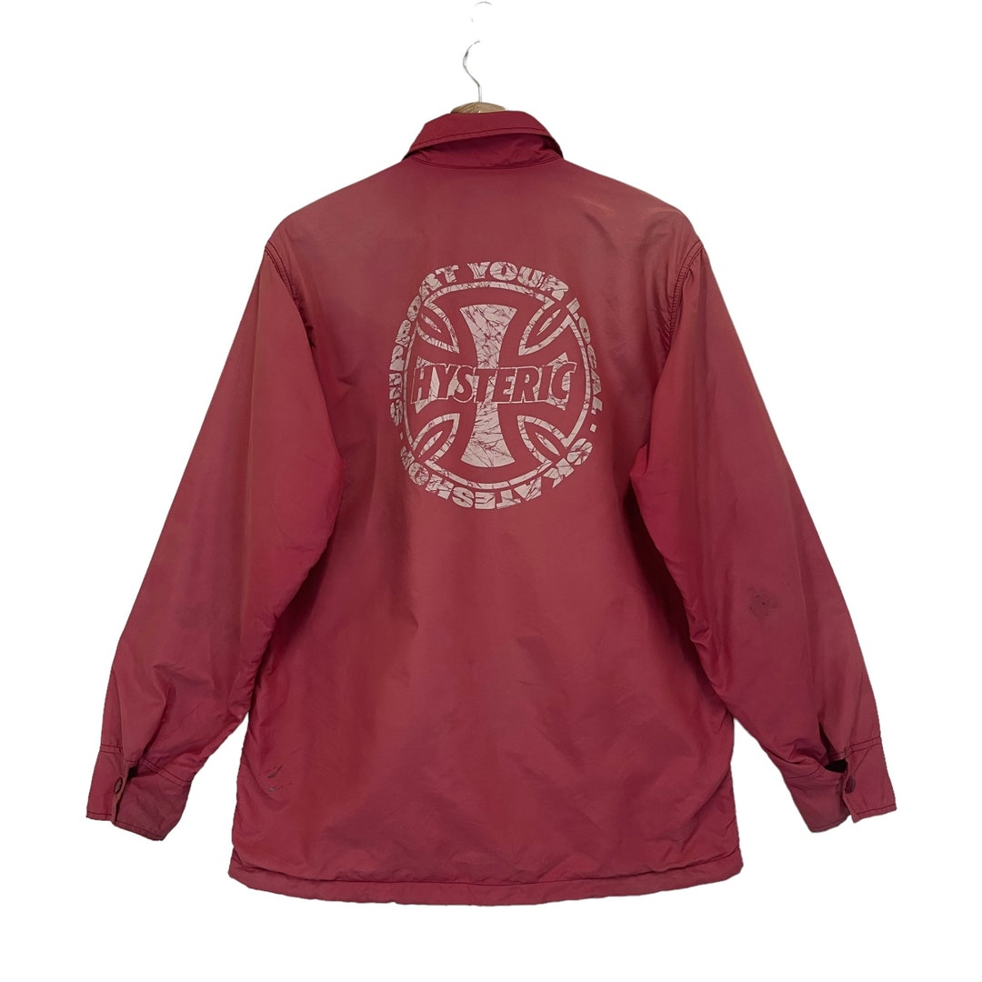 Pick!! Vintage Hysteric Glamour Big Logo Zipper Light Jacket Pick!! Vintage Hysteric Glamour Big Logo Zipper Light Jacket
