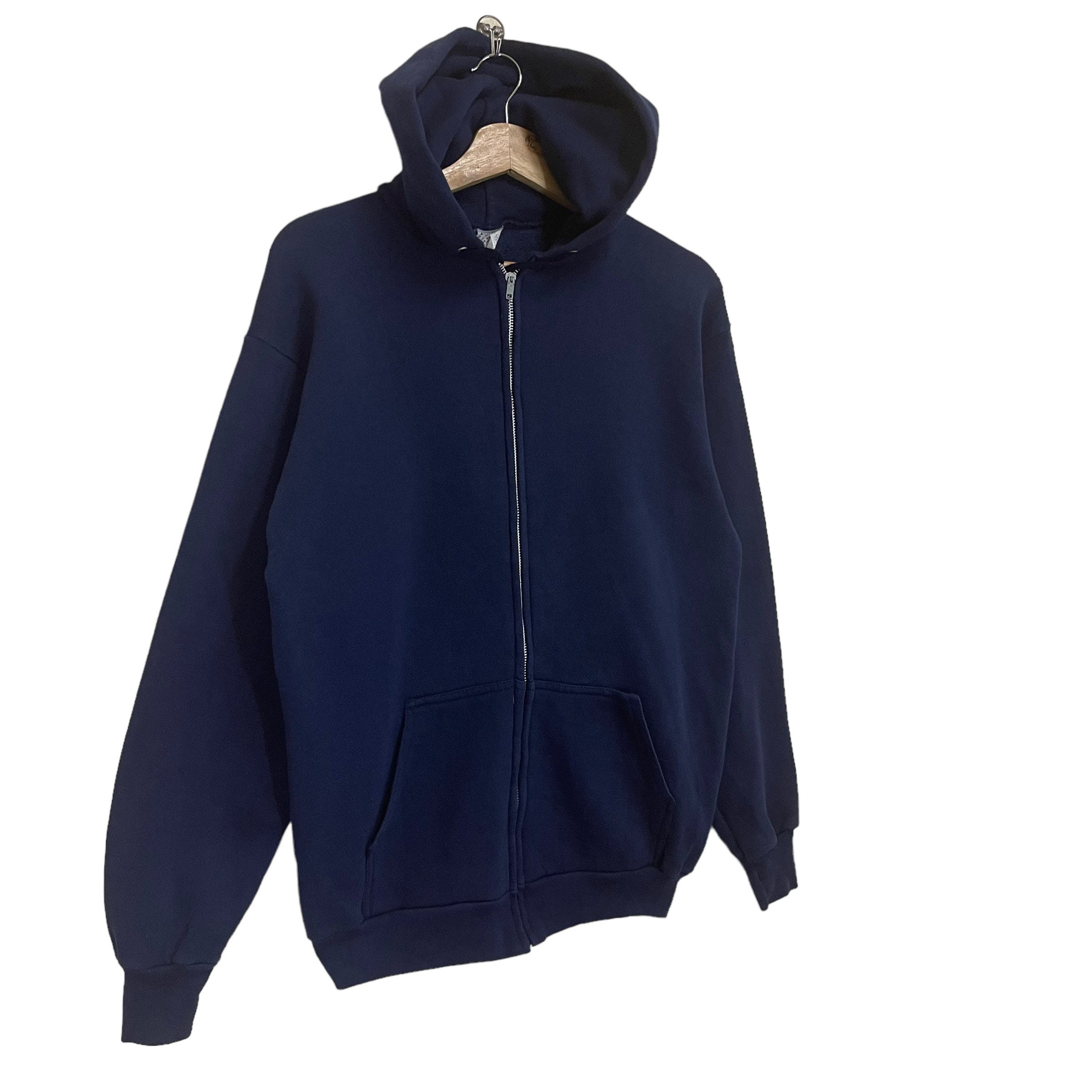 PICK!! Vintage 90's Discus Athletic Plain Zipper Hoodie Discus