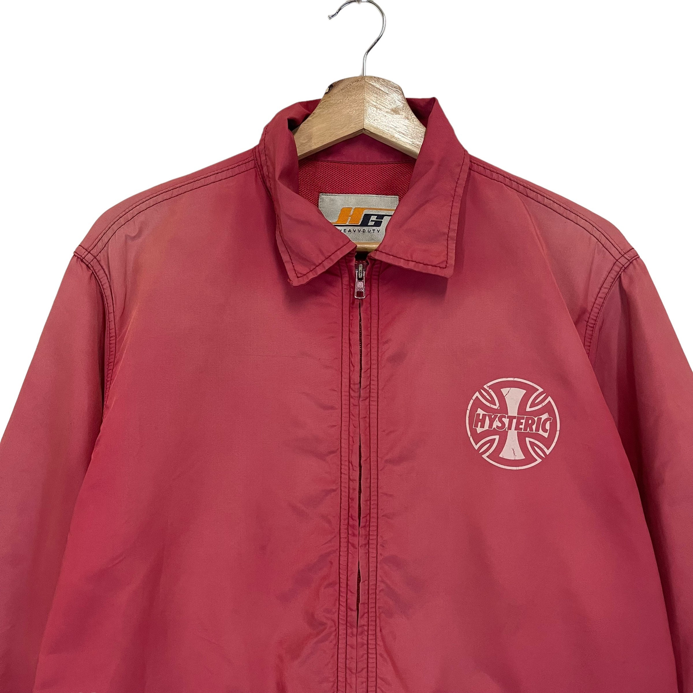 Pick!! Vintage Hysteric Glamour Big Logo Zipper Light Jacket Pick!! Vintage Hysteric Glamour Big Logo Zipper Light Jacket