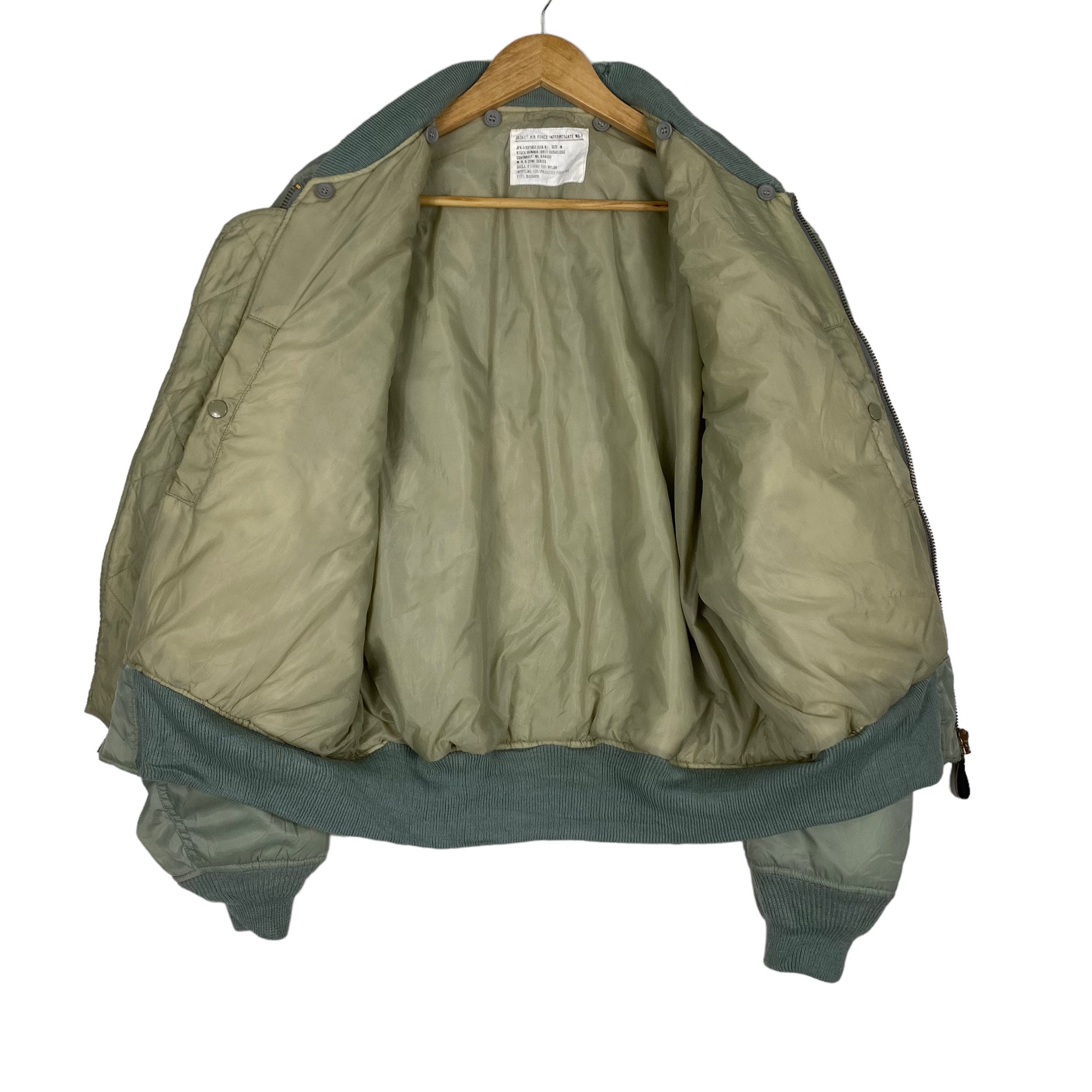 Pick!! Vintage 90s Air Force Intermedjate MA-1 Bomber Jacket Air