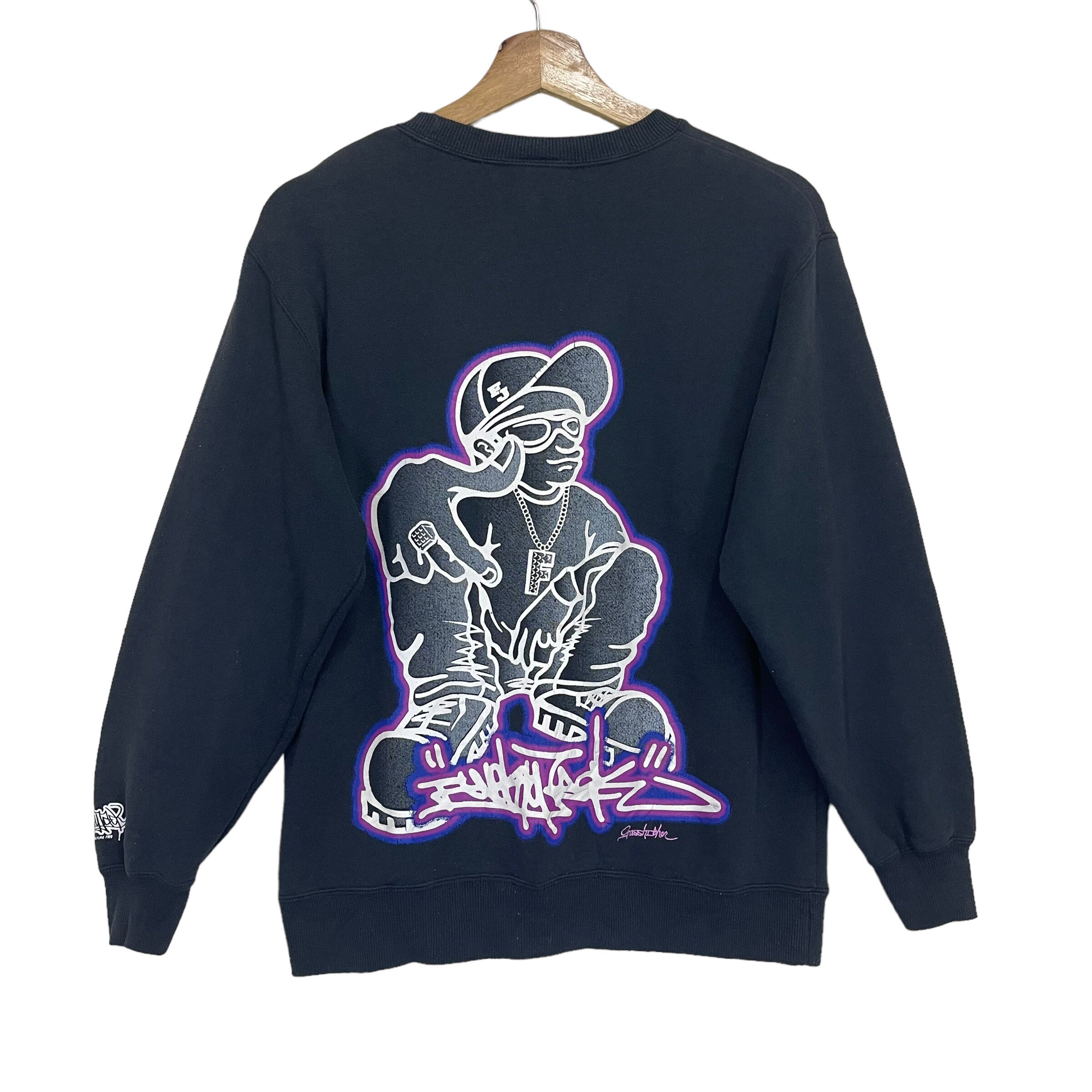 スウェット・トレーナー SATUR [Park Gyu-young PICK] Classic Logo Sweatshirt Black Pi Pony Crew Neck Sweatshirt – The Stone Pony Asbury Park