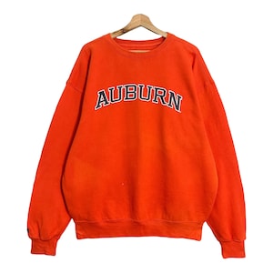 Pick! Vintage 90&#39;s Auburn University Big Logo Crewneck Sweatshirt Aurburn University Sweater Aurburn University Crew Neck Sweatshirt Size XL