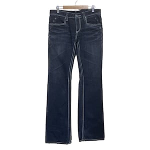 1990s vintage NICOLE エイジング フレア pants SOMETHING】日本製 LISA ヴィンテージフレアデニムパンツ
