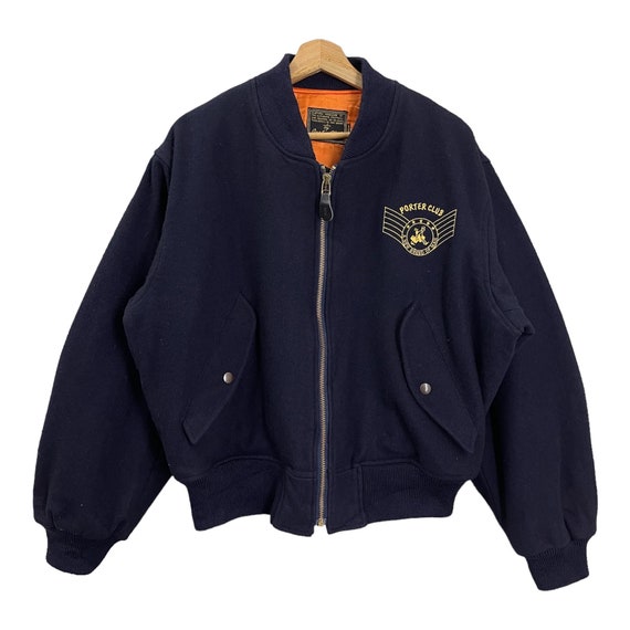 RARE!! Vintage 90s Porter Club Bomber Jacket Porter Club