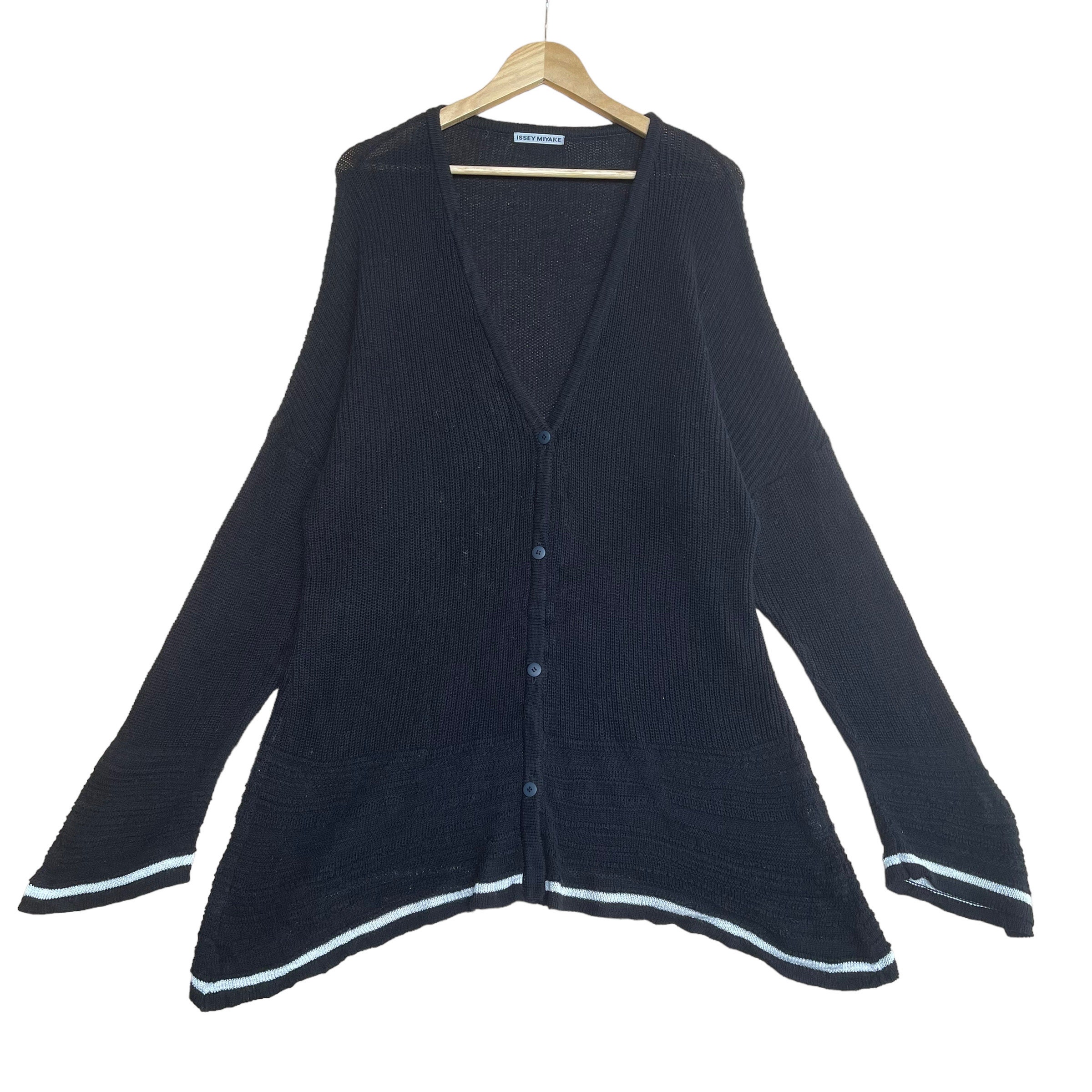 Rare Vintage 90s Issey Miyake Knit Cardigan Issey Miyake Men Rare Vintage 90s Issey Miyake Knit Cardigan Issey Miyake Men