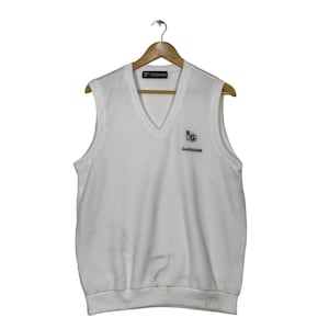 PICK!! Vintage Yokohama Motor Club VNeck Fleece Vest Yokohama Small Logo Vest Yokohama Racing Fleece Vest Size M