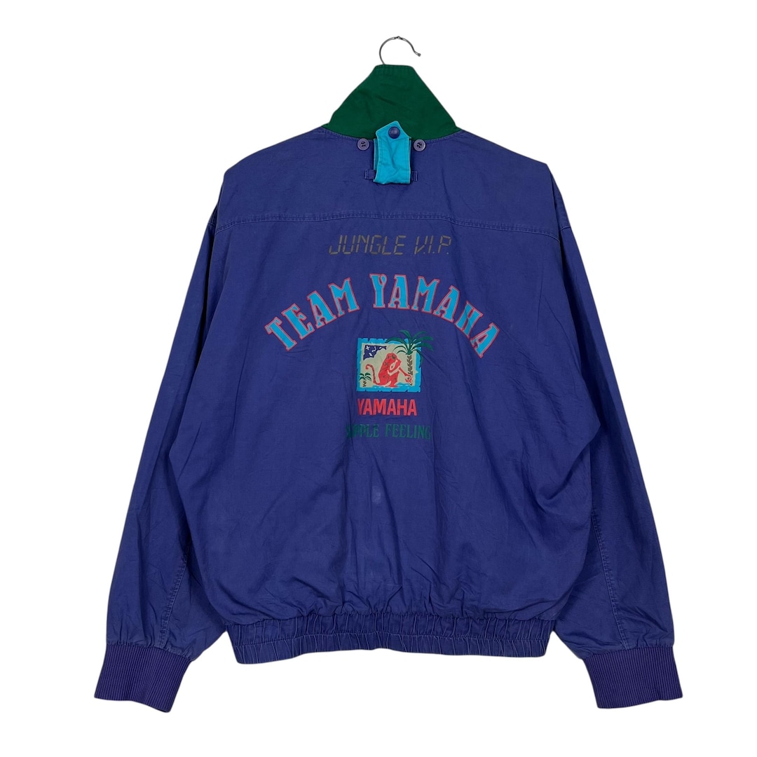 Vintage 90s Team Yamaha Zipper Jacket Team Yamaha Jacket Size M - Etsy