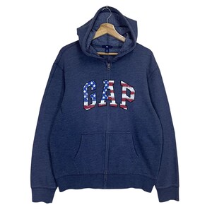 トップス old gap navy hoodie 00s 90s y2k Yankees Y2K Hoodie, 90s Vintage New York Oversized Hoodie