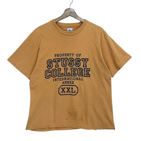 Rare!! Vintage 90s Property of Stussy Collage Shortsleeve Tee