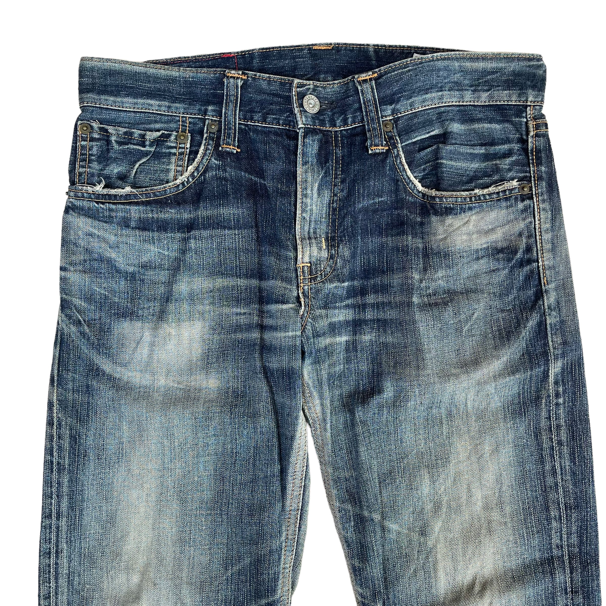 PICK!! Vintage Edwin 511 RV Rebel Vintage Distressed Denim Jeans 