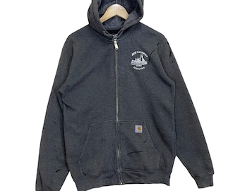 Pick!! Carhartt Ace Hardware Anacortes Small Logo Zipper Hoodie Carhartt Sweater Carhartt Small Logo Fullzip Hoodie Size M