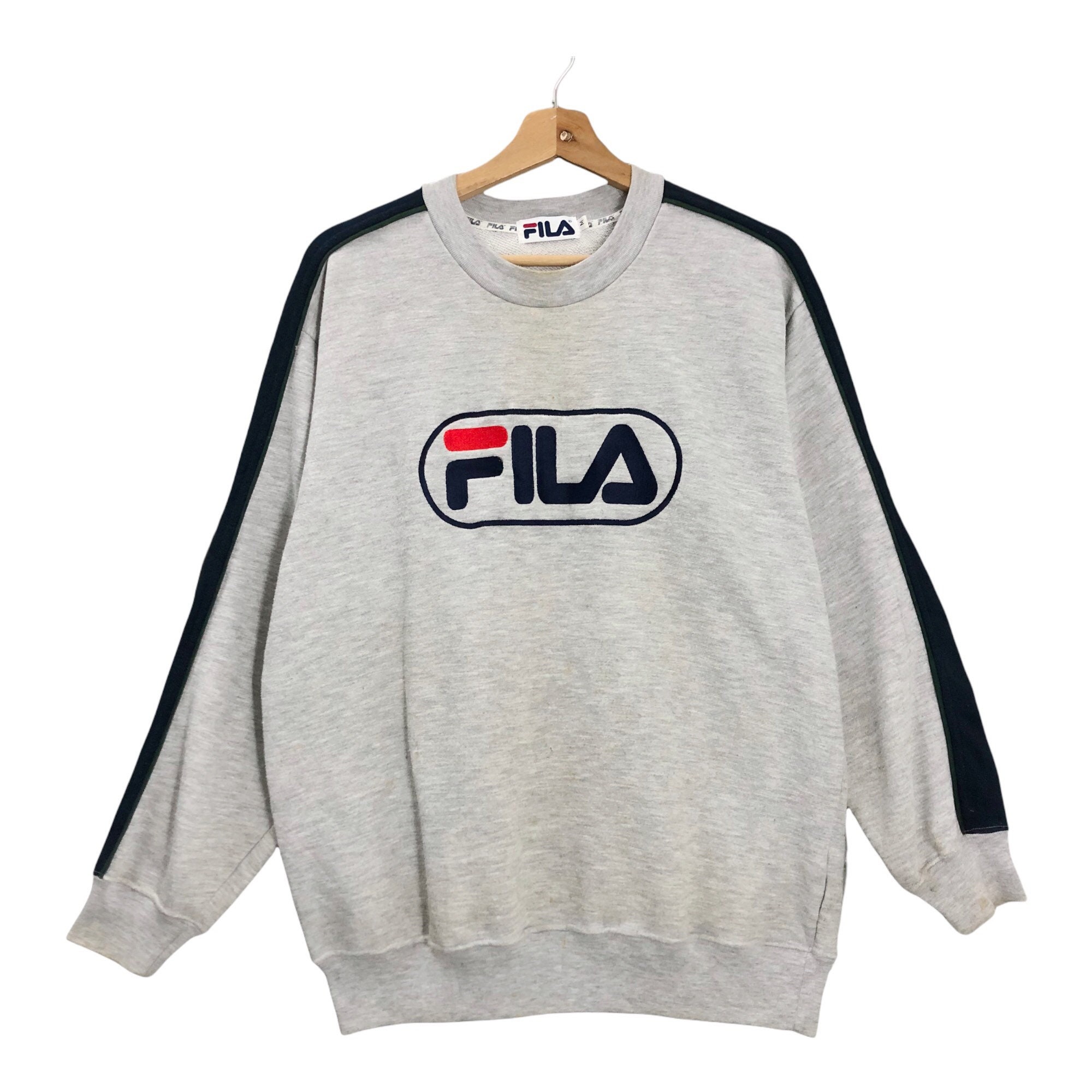bijtend debat contrast Pick Vintage Fila Crewneck Sweatshirt Fila Sweater Fila - Etsy
