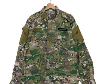 ¡Elige! Uniforme de combate vintage del ejército, abrigo militar para clima frío, chaqueta militar con cremallera, talla M