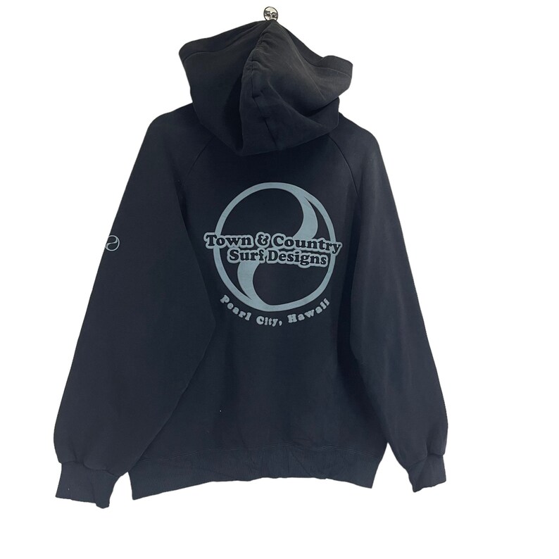 PICK!! Vintage TnC Hawaii Pearl City Surf Big Logo Pullover Hoodies TnC Sweater TnC Big Logo Spellout Crewneck Hoodie Size M bild 3