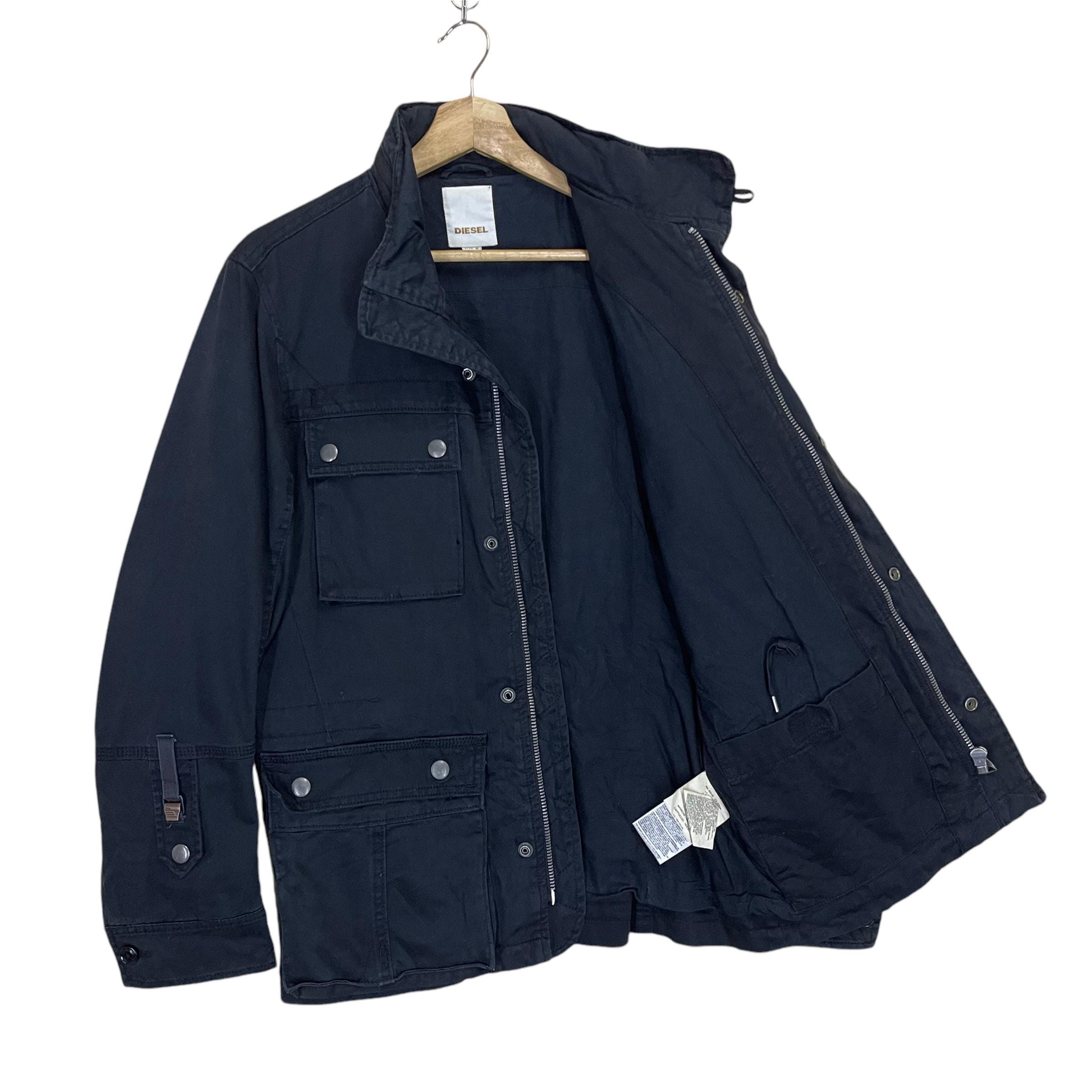 Pick!! Vintage Diesel Only the Brave Multipocket Zipper Jacket
