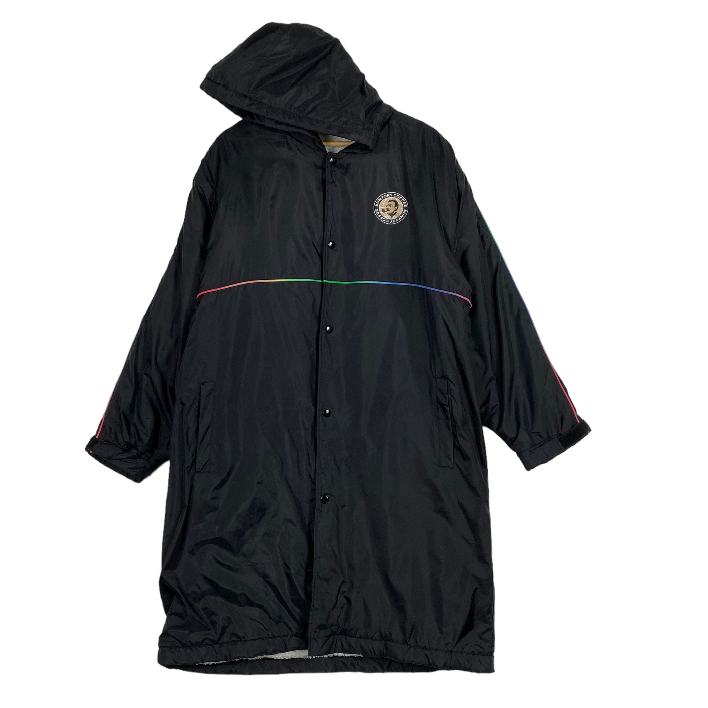 SUNTORY BOSS ナイロンジャケット　ビッグロゴ　メンズ　サイズフリー Vintage 90's Suntory Boss Coffee Big Logo Zipper Jacket Suntory