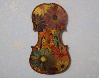 Handmade Violin/Viola Wallhanger made from a Violin Top Plate