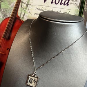 Alto Clef Necklace for Viola Players
