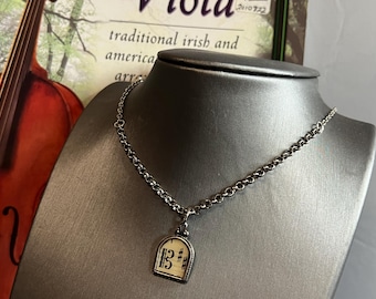 Alto Clef Necklace for Viola Players