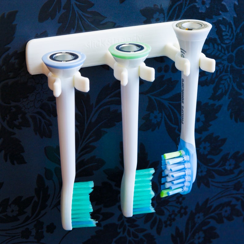 holder for toothbrush heads for Oral-B or Sonicare 3 Sonicare