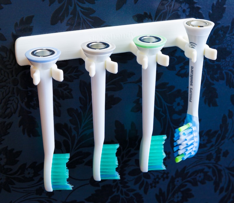 holder for toothbrush heads for Oral-B or Sonicare 4 Sonicare