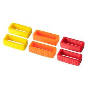 Spare loops for watch straps, 1 pair