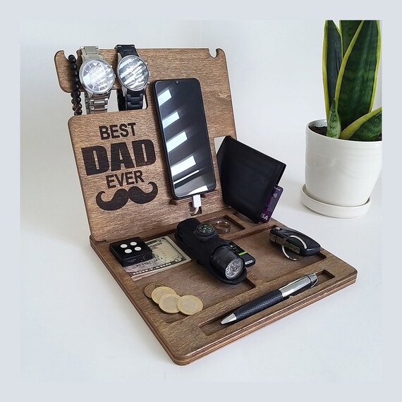 Custom Docking Station for Men Wooden Docking Station Gift Etsy