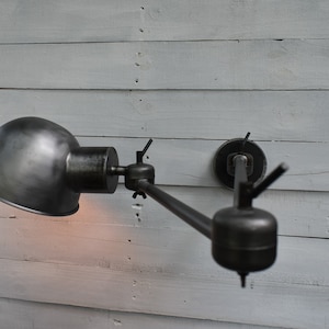 Industrial WallLlamp,Articulated Lamp,Raw Finish Lamp
