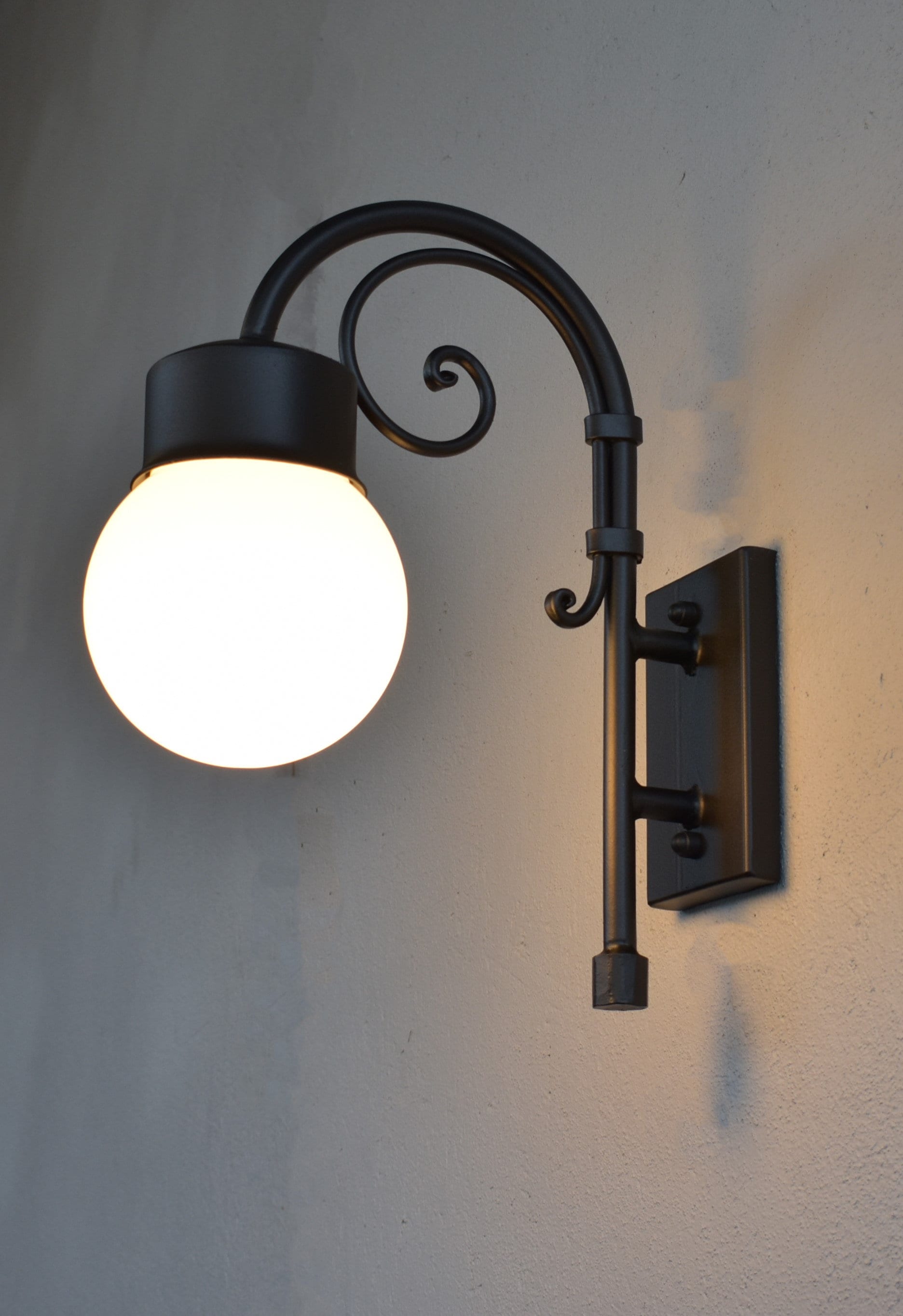 SHRELAMS Applique Da Parete Rotante In Metallo Nero – Lampada Moderna Minimalista Con Luce LED G4 3000K Per Camera Da Letto E Corridoio - 2