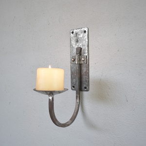 Forged Candle Wall Sconce,Hand Made Candle Holder