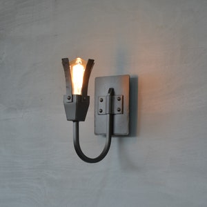 Forged Wall Sconce, Rustic Light Fixture, Country Style Lights, Rustic Style Wall Sconce